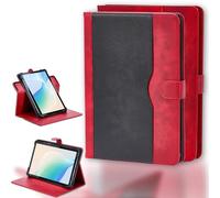 Case Compatible for Fusion5 Fwin232 Pro N5 10.1-Inch Tablet Case 360 Degree Rotation Multi-Viewing Angels PU Leather Stand Folio Cover Red
