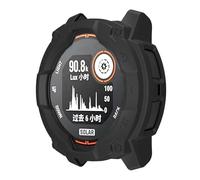 Case Compatible for Garmin Instinct 3 Solar 45mm/50mm Cover, Anti-Fall, Shockproof, Slim Fit Replacement Protective Case Soft TPU Half Around Bumper for Instinct 3 Solar Accessories Protective Case
