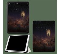 Case Compatible for iPad Air 5th Generation (2022)/for iPad Air 4th Generation (2020) 10.9 inch with Pencil Holder, Slim Trifold Stand Cover, Auto Sleep/Wake,Starry Sky Witch