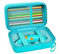 Case Compatible with 3Doodler Start+ Essentials (2022) for 3D Pen Set for Kids, Storage Organizer Holder for Printing Filament Refill and Micro-USB Charger, All Green-Bag Only