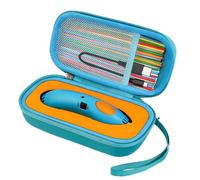 Case Compatible with 3Doodler Start+ Essentials (2022) for 3D Pen Set for Kids, Storage Organizer Holder for Printing Filament Refill and Micro-USB Charger (Box Only)