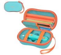 Case Compatible with 3Doodler Start+ Essentials (2024,2023), 3D Pen Set Storage Organizer with 4-Pockets Divider for Filament Refill Packs & USB Cable, Kids Art Activity Carrier Box (Case Only)-Green