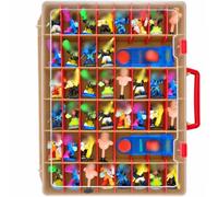 Case Compatible with Akedo Ultimate Arcade Warriors Starter Pack (Brown with Red Handle)