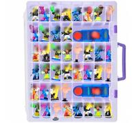 Case Compatible with Akedo Ultimate Arcade Warriors Starter Pack (Whit with Purple Handle)