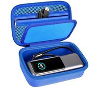 Case Compatible with Anker Prime Power Bank 25000，26250, 27650, 20100mAh & Charging Base, Storage Travel Holder for Anker Laptop 737 Portable Chargers Prime USB C Cable, Adapter (Box Only)-Blue