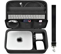 Case Compatible with Apple 2023 Mac Mini M2/Mac Mini M1 Pro Previous Model Desktop Computer, Hard Electronics Organiser Suitable for Keyboard, Magic Mouse, Charger and Accessories (Box Only) (Black)