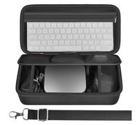 Case Compatible with Apple 2024 Mac Mini M4 / M4 Pro Chip Desktop Computer, Hard Electronics Organiser Fits Keyboard, Magic Mouse, Charger and Accessories (Box Only) - Black
