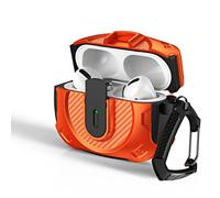 Case Compatible With Apple Airpods Pro 2 Protective Shockproof 360 Cover in Orange