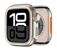 Case Compatible with Apple Watch Series 11/10 46 mm, 2 in 1 Hard Metal Case, Heavy Duty Anti-Scratch Protective Apple Watch Case for iwatch 11 iwatch 10 46mm