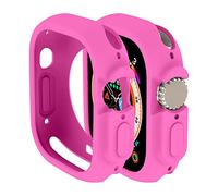 Case Compatible with Apple Watch Ultra 2 49 mm Case All-Round Shockproof TPU Silicone Protective Case Bumper Lightweight and Shock Absorbing Scratch-Resistant Protective Case for Apple Watch Ultra 49