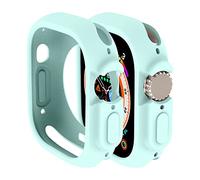 Case Compatible with Apple Watch Ultra 3 / Ultra 2 / Ultra 49 mm Case All-Round Shockproof TPU Silicone Protective Bumper Case Lightweight and Shock Absorbing Scratch-Resistant Protective Case (Light