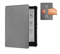 Case Compatible with Boox Go 6 2024 eReader Clear Acrylic Back Protective Cover with Hand Strap(Grey)