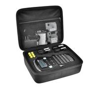 Case Compatible with DYMO Label Maker LabelManager 160/280 Portable Label Maker, Label Printer Storage Organizer for AC Adapter(Black)