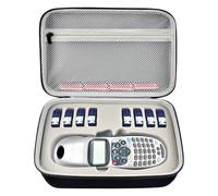 Case Compatible with DYMO LetraTag LT-100H Hand Labeling Machine, Labeler Holder, Refills, with Mesh Pocket for Accessories (Case Only (Grey Sponge)
