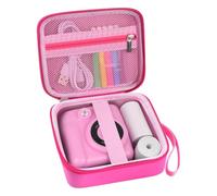 Case Compatible with ESOXOFFORE for Dylanto for PROGRACE for GKTZ Instant Print Camera for Kids Digital Video Cameras Storage Holder Bag for Girls Camera And Print Paper(Box Only) (Bright Pink)