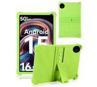 Case Compatible with Evermyth KB1001 10 Inch Tablet - Shockproof Silicone Protective Case with Kickstand Anti-Slip, Drop-Resistant Business Style (Green)