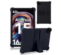 Case Compatible with Evermyth KB1001 10 Inch Tablet - Shockproof Silicone Protective Case with Kickstand Anti-Slip, Drop-Resistant Business Style (Black)