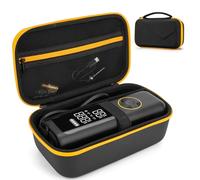 Case Compatible with Fanttik X8 /X9 APEX/for LOLSSA/for Hafuloky/for Airmoto/for Modari Tire Inflator Portable Air Compressor, PU Leather Storage Holder for Air Pump & Accessories (Box Only)-Yellow