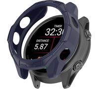 Case Compatible with Garmin Forerunner 170 Protective Film, Flexible TPU Screen Protector Case, Scratch-Resistant Protective Case for Garmin Forerunner 170 Smartwatch (Blue)
