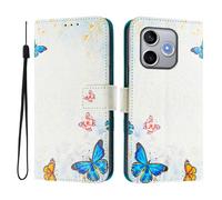 Case Compatible With Honor 600 Lite shell PU Leather Flip Case 3D Creative Pattern Design Stand Wallet Protective Cover,Butterfly House