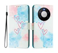 Case Compatible With Huawei Mate 80/Mate 80 PRO Case PU Leather Flip Case 3D Creative Pattern Design Protective Cover Stand Wallet Case,LOVE ME