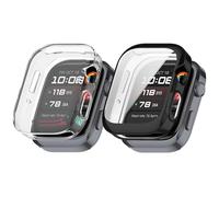 Case Compatible with Huawei Watch D2 Protective Case, TPU All-Around with Ultra Thin Screen Protector for Huawei Watch D2 Accessories (Black + Clear)