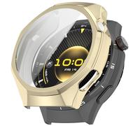 Case Compatible with Huawei Watch GT 6 Pro 46mm with Screen Protector, Flexible TPU Shockproof Scratch Proof Cover Case for Huawei Watch GT 6 Pro 46mm (Gold)