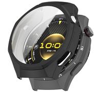 Case Compatible with Huawei Watch GT 6 Pro 46mm with Screen Protector, Flexible TPU Shockproof Scratch Proof Cover Case for Huawei Watch GT 6 Pro 46mm (Black)