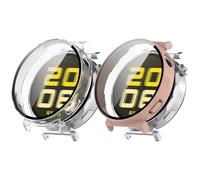 Case Compatible with Huawei Watch GT5 Protective Case 41 mm, with Scratch-Resistant Screen Protector, Hard PC Protection for Huawei GT5 41 mm Smartwatch Accessories (Pink+Clear)