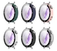 Case Compatible with Huawei Watch GT6 41 mm, PC + Screen Film, with Scale, Scratch-Resistant, All-Inclusive Protective Case (Pack of 6)