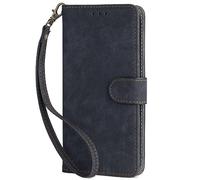 Case Compatible with Infinix Hot 20i X665C X665E,Case with Card Slot.Wallet design,RFID Protection.Standable Flip Case Black