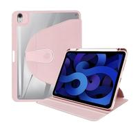 Case Compatible with iPad Mini4/5 7.9 inch,360° Rotating Stand Smart Tablet Cover,Hard PC Back Shell Slim Hard Shell Folio Cover,Auto Sleep/Wake Tablet Case ZY (PINK)