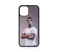 Case Compatible with iPhone 12 Pro - Cristiano Ronaldo - Match Intensity - HD Sublimation - Silicone Black - Madness Cases
