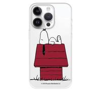 Case Compatible with iPhone 15 Pro Official Peanuts Snoopy Home to Protect Your Mobile Phone, Transparent Silicone Case with Official Snoopy License