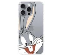 Case Compatible with iPhone 16 Pro MAX Official Looney Tunes Bugs Bunny to Protect Your Mobile Phone, Transparent Flexible Silicone Case with Official Looney Tunes License