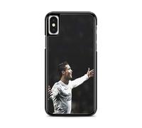 Case Compatible with iPhone XR - Cristiano Ronaldo - Power and Speed - HD Sublimation - Silicone Black - Madness Cases