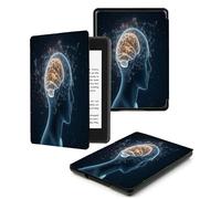 Case Compatible with Kindle 10th Generation 2019 (MODEL:J9G29R),Smart Auto Wake Sleep PU Leather Case Cover Compatible with Kindle 10th Gen 2019 Release,Blue Star Brain
