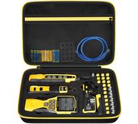 Case Compatible with Klein Tools VDV501-851 Cable Tester Kit with Scout Pro 3,Storage Carrying Holder Fits for Modular Data Plugs and Other Accessory(Box Only)