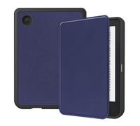 Case Compatible with Kobo Clara Colour N367 BW 2E, 6 Inch | PU Hybrid Cover, Soft TPU Shell PU Exterior, Auto Wake/Sleep, Full-Body Protection(Dark Blue,Clara Colour)