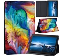 Case Compatible with Lenovo Tab M10 HD 2nd Gen 10.1 Inch TB-X306X/TB-X306F, Ultra Thin Case with Stand Function Auto Sleep Wake Up Function Slim PU Protective Case (abstract color 3)