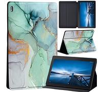 Case Compatible with Lenovo Tab M10 HD 2nd Gen 10.1 Inch TB-X306X/TB-X306F, Ultra Thin Case with Stand Function Auto Sleep Wake Up Function Slim PU Protective Case (light green)