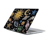 Case Compatible with MacBook Air 13 Inch 2022-2018 Release Model A2337 M1 M2 A2681,Art Protector Cover for Air13 Retina Display with Touch ID-Vintage Sun and Moon Magic,13.3 Air(A1466)