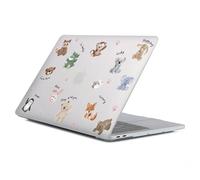 Case Compatible with MacBook Air 13 Inch 2022 2021 2020 2019 2018 Release Model A2337 M1 M2 A2681, Art Protector Covers for Air13 Retina Display with Touch ID-Lovely Animals Monkey