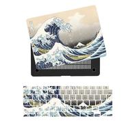 Case Compatible with MacBook Pro 13 inch 2020 2019 2018 2017 2016 Release A2338 A2289 A2251 A2159 A1989 A1708 A1706 M1, Plastic Laptop Hard Shell Protective Case & Keyboard Cover Skin - Sea Wave