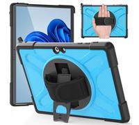 Case Compatible with Microsoft Surface Go 4/ Surface Go 3/ Surface Go 2/ Surface Go 1 10.5inch Case with 360°Kickstand Compatible with Type Cover Keyboard, Shockproof Rugged Protective (Blue)