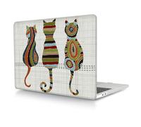 Case Compatible with New MacBook Air 13 inch 2020 2019 2018 Release A2337 A2179 A1932 M1 with Retina Display and Touch ID, Plastic Laptop Hard Shell Protective Case, Cats