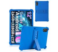 Case Compatible with Nexall N90 12 inch Tablet - Shockproof Silicone Protective Case with Kickstand Anti-Slip, Drop-Resistant Business Style (Navy Blue)