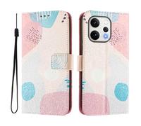 Case Compatible With OPPO RENO 15 Abroad Case PU Leather Flip Case 3D Creative Pattern Design Protective Cover Stand Wallet Case,Graffiti Puzzle