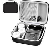 Case Compatible with Phomemo M110/ M110S Label Maker - Portable Mini Bluetooth Thermal Label Makers Carrying Storage Bag Holder for Sticker Printer, Tapes and Accessories - Black (Box Only）