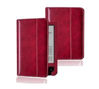Case Compatible with Pocketbook Touch 622 /Lux 623 eReader Cover Flip Folio Leather Protective for PB622 PB623 with Auto Sleep(Wine Red)
